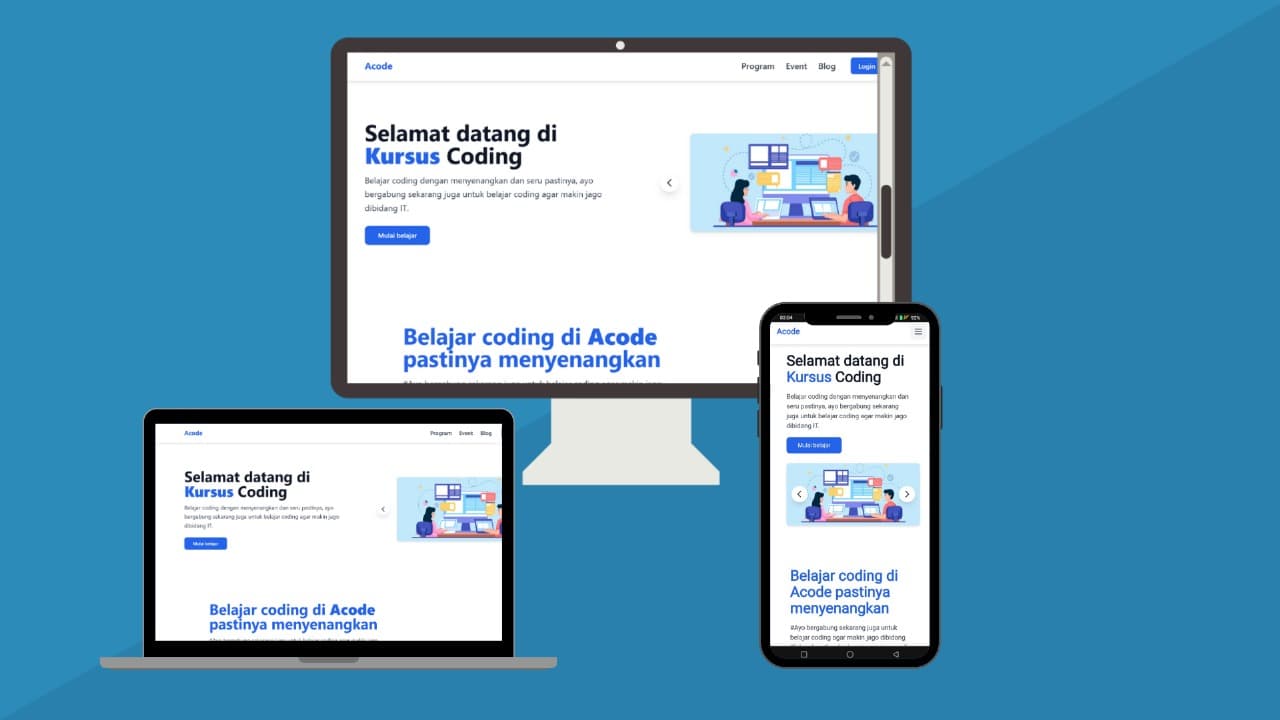 Acode: Tempat Kursus Coding & Belajar Pemrograman